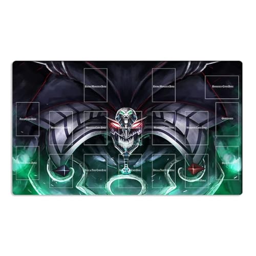 Mlikemat Playmat Exodia, The Destroyer TCG CCG OCG Sammelkartenspiel-Matte mit Zonen und gratis Tasche (ZD039-185-A) von Mlikemat