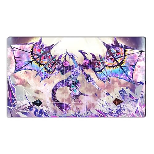 Mlikemat New Playmat XYZ Dragon CCG TCG Sammelkartenspielmatte mit Zonen + Gratis Tasche (ZD014-351-A) von Mlikemat