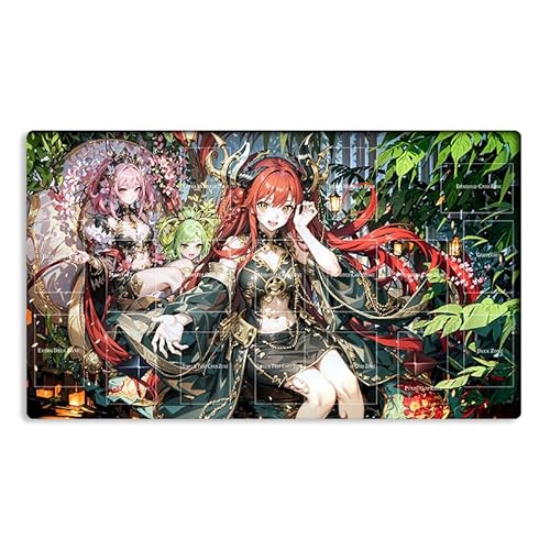 New Mlikemat Playmat Traptrix Girls TCG CCG OCG Sammelkartenspielmatte mit Zonen + gratis Tasche (ZD039-045-A) von Mlikemat