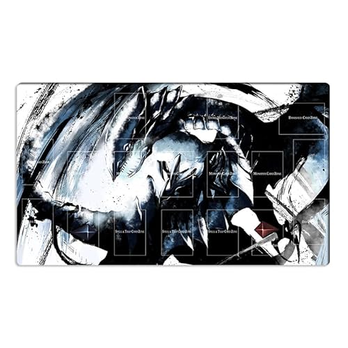 Mlikemat Spielmatte ZD014-408-A Blue-Eyes White Dragon, CCG TCG Matte und kostenlose Tasche von Mlikemat