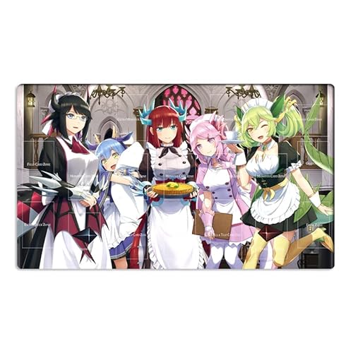 Mlikemat ZD014-244-A Spielmatte für Mädchen, Dragonmaid CCG TCG Sammelkartenspiel, inkl. Tasche von Mlikemat