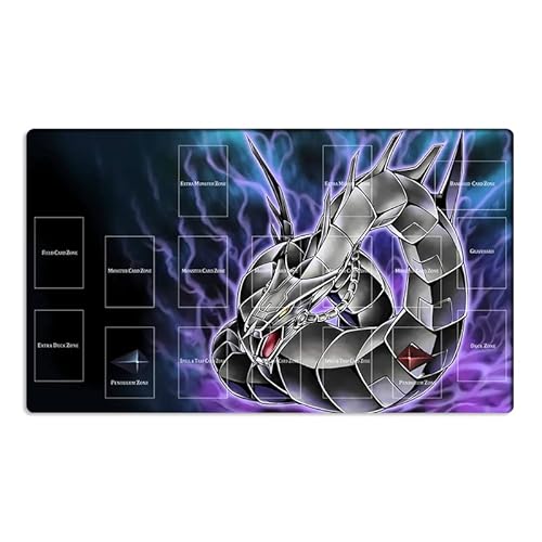 Mlikemat ZD014-640-A Spielmatte Cyber Dragon, CCG TCG Sammelkartenspielmatte und kostenlose Tasche von Mlikemat