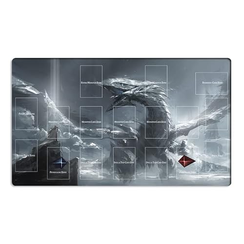 Mlikemat ZD014-702-A Spielmatte Anime Blue-Eyes White Dragon TCG CCG Sammelkartenspielmatte und kostenlose Tasche Mlikemat ZD014-702-A Spielmatte Anime Blue-Eyes White Dragon TCG CCG Sammelkartenspielmatte und kostenlose Tasche von Mlikemat