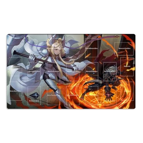 Mlikemat Playmat ZD014-773-A Spielmatte Dogmatika Ecclesia Vs Albaz TCG CCG Sammelkartenspielmatte und kostenlose Tasche von Mlikemat