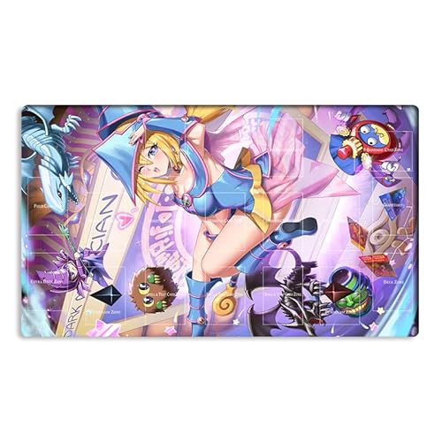 New Mlikemat Playmat Duell Monsters Dark Magician Girl, TCG CCG OCG Sammelkartenspielmatte mit Zonen + gratis Tasche (ZD039-993-A) New Mlikemat Playmat Duell Monsters Dark Magician Girl, TCG CCG OCG Sammelkartenspielmatte mit Zonen + gratis Tasche (ZD039-993-A) von Mlikemat