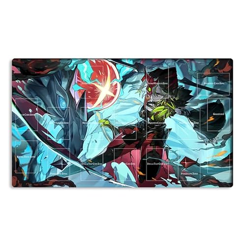 Neue Mlikemat Playmat Diabellestarr Die dunkle Hexe TCG CCG OCG Sammelkartenspielmatte mit Zonen + Gratis Tasche (ZD039-928-A) von Mlikemat