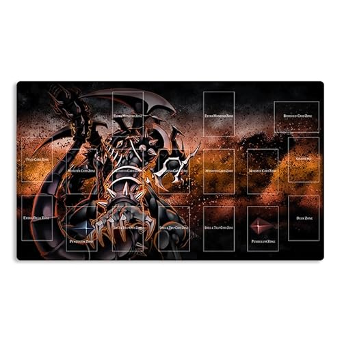 Neue Mlikemat Playmat Dark Armed Drache TCG CCG OCG Sammelkartenspielmatte mit Zonen + Gratis Tasche (ZD014-938-A) von Mlikemat