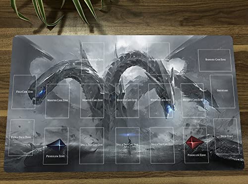 New Mlikemat Duel Playmat Cyber End Dragon TCG CCG Trading Card Game Mat + Free Bag… von Mlikemat