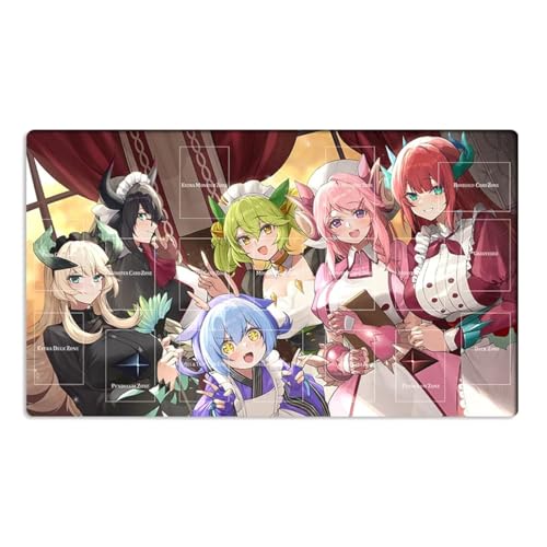 Mlikemat Playmat ZD039-347-A Dragonmaid Deck TCG CCG Sammelkartenspielmatte + kostenlose Tasche von Mlikemat