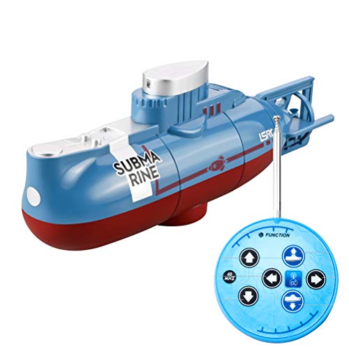 Mini U Boot mit Fernbedienung, Boot Schiff Militärmodell Elektrisches Wasserspielzeug, einfach zu bedienen, wiederaufladbares U Boot für Teich, Schwimmbad, Badewanne von Mliu