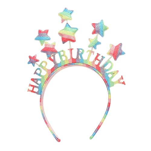 Mllepjdh Glitzer-Haarreif, Foto-Requisiten, Stirnband, Party-Haarreifen, Geburtstagsstern, für Neujahrsbühne Mllepjdh Glitzer-Haarreif, Foto-Requisiten, Stirnband, Party-Haarreifen, Geburtstagsstern, für Neujahrsbühne von Mllepjdh