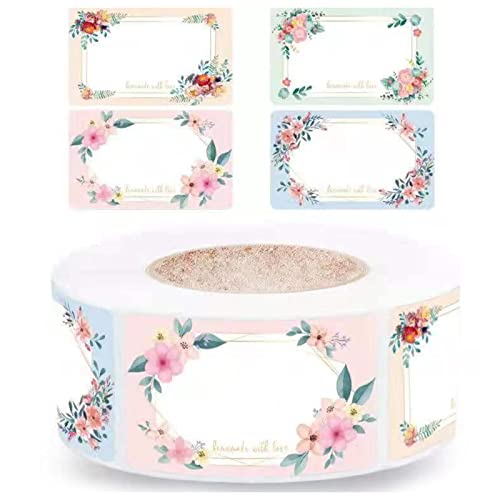 Praktische Namensaufkleber 500x/Rolle Blumen Blanko beschreibbare Etikettenaufkleber Deckeletiketten Selbstklebende Aufkleber Praktische Namensaufkleber 500x/Rolle Blumen Blanko beschreibbare Etikettenaufkleber Deckeletiketten Selbstklebende Aufkleber von Mllepjdh