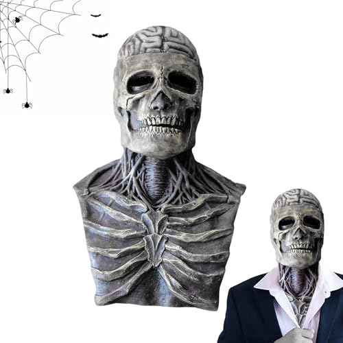 Full Face Skeleton, Skull for Parties, Skeleton Headwear for Halloween, Realistic Face Cover for Halloween, Skull Cover, Women's Skull Face, Adult Halloween Headwear Full Face Skeleton, Skull for Parties, Skeleton Headwear for Halloween, Realistic Face Cover for Halloween, Skull Cover, Women's Skull Face, Adult Halloween Headwear von Mlllokfki