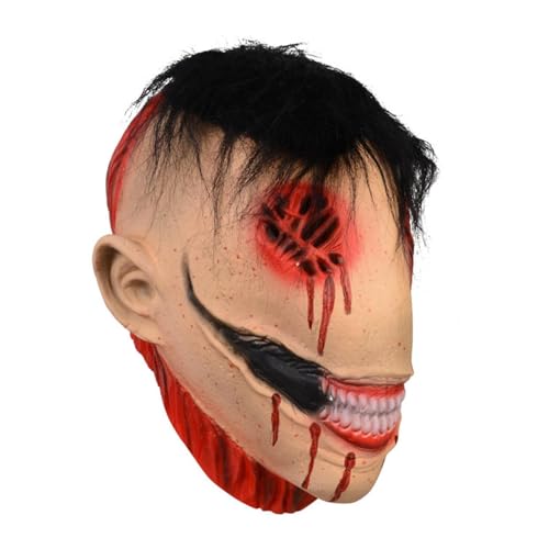 Halloween Horror Maske, Zombie Horror Gesicht, Dämon-Horror-Maske, Gruselige Latexmaske für Cosplay, Halloween-Party-Kostüm-Zubehör für Karneval, Themenveranstaltungen Halloween Horror Maske, Zombie Horror Gesicht, Dämon-Horror-Maske, Gruselige Latexmaske für Cosplay, Halloween-Party-Kostüm-Zubehör für Karneval, Themenveranstaltungen von Mlllokfki