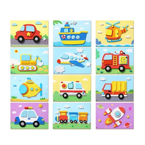 Mlllokfki Eva Cartoon Aufkleber Spielzeug, Schaumstoffaufkleber für bunte Cartoon-Aufkleber, Bastelsets für Kleinkinder, Mos Aufkleber Kunst Kits Mlllokfki Eva Cartoon Aufkleber Spielzeug, Schaumstoffaufkleber für bunte Cartoon-Aufkleber, Bastelsets für Kleinkinder, Mos Aufkleber Kunst Kits von Mlllokfki