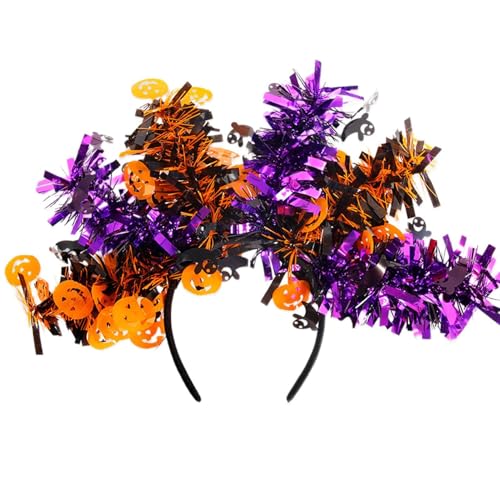 Mlllokfki Halloween-Party-Stirnbänder, Geisterstirnbänder für Frauen | Halloween-Kostüm-Stirnbänder Bunte Wollbänder | Halloween-Kopfbedeckung Cosplay-Zubehör für Geschenke Mlllokfki Halloween-Party-Stirnbänder, Geisterstirnbänder für Frauen | Halloween-Kostüm-Stirnbänder Bunte Wollbänder | Halloween-Kopfbedeckung Cosplay-Zubehör für Geschenke von Mlllokfki