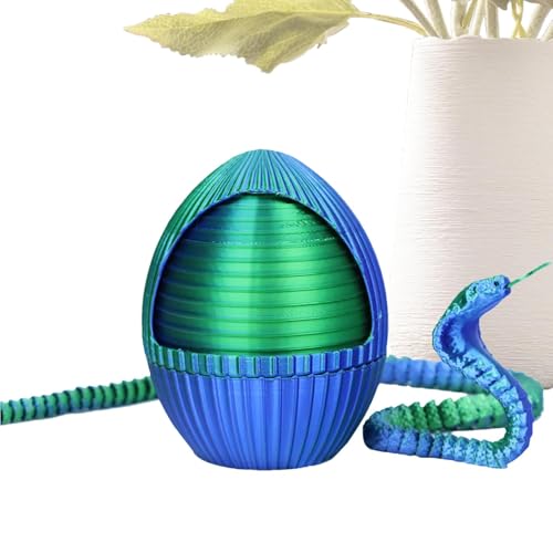 Mlllokfki Snake Eggs, Home Snake Egg Decor, Printed Snake Figur, Flexible Snake Egg Decoration, Cute Egg Figuren, Desk Decoration Snake Eggs, Unique Home Decor, Whimsical Animal Figuren, Mlllokfki Snake Eggs, Home Snake Egg Decor, Printed Snake Figur, Flexible Snake Egg Decoration, Cute Egg Figuren, Desk Decoration Snake Eggs, Unique Home Decor, Whimsical Animal Figuren, von Mlllokfki