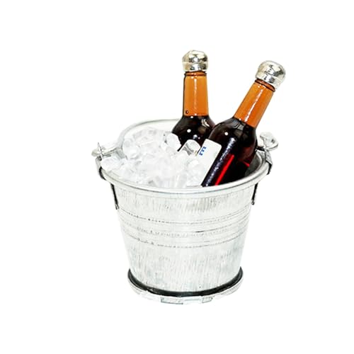 Mllxon Puppenhaus Zubehör Miniatur Bierflasche Kühler Eimer Mllxon Puppenhaus Zubehör Miniatur Bierflasche Kühler Eimer von Mllxon