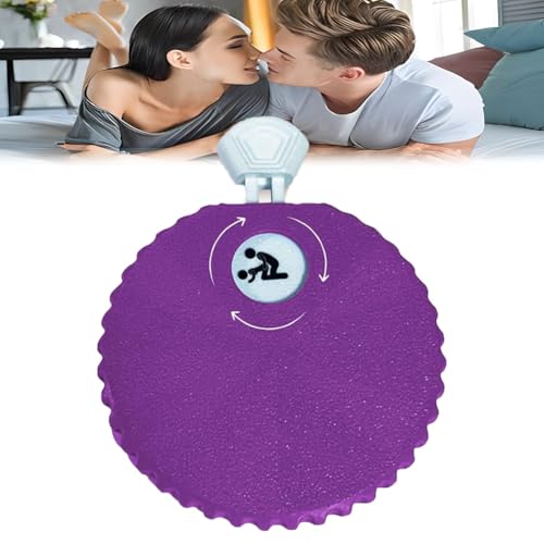 Mlthcig Roulette-Spinner for Paare, 3D-Gedruckter Positionswähler for Paare, Pikantes Spiel-Spinner for Paare, Date-Night-Ideen for Paare, Kreative Geschenke, for EIN Intimes(Purple) von Mlthcig