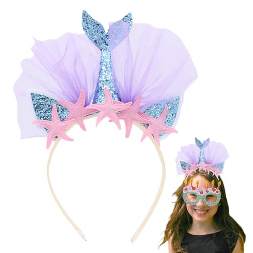 Meerjungfrau Stirnband, Meerjungfrau Haarreif, Meerjungfrauen Haarschmuck, Meerjungfrau Kostüm Accessoire, Kopfschmuck für alle Altersgruppen, Ideal für Meerjungfrauen Cosplay, Karneval & Kostümpartys Meerjungfrau Stirnband, Meerjungfrau Haarreif, Meerjungfrauen Haarschmuck, Meerjungfrau Kostüm Accessoire, Kopfschmuck für alle Altersgruppen, Ideal für Meerjungfrauen Cosplay, Karneval & Kostümpartys von Mmgoqqt