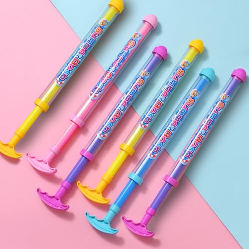 6 Stück Feuerwerks Wasserpistole Spielzeug, Water Squirter, Romantische Feuerwerks Spritzpistolen, Waters Fun Pool Spielzeug, Spritzpistolen, fo Unterhaltung im Freien, Pool, Party (6) von MmmLucipor