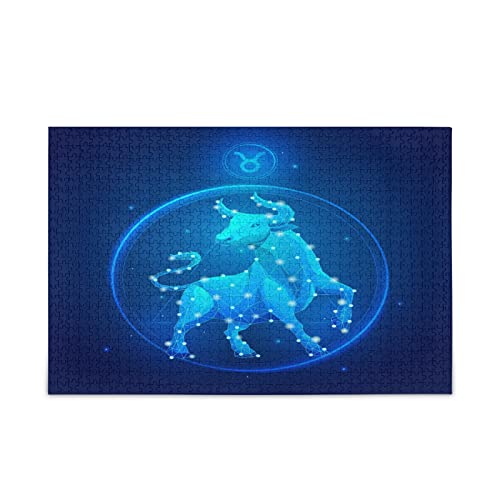 Galaxie Kuh Stier Sternzeichen Stier Puzzle 500 Teile für Erwachsene Kinder, Intellektuelles Geschicklichkeitsspiel Spaß Puzzlespiel für Teenager Familie Galaxie Kuh Stier Sternzeichen Stier Puzzle 500 Teile für Erwachsene Kinder, Intellektuelles Geschicklichkeitsspiel Spaß Puzzlespiel für Teenager Familie von Mnsruu