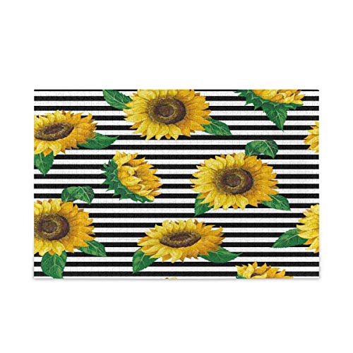 Mnsruu 3D Sonnenblume auf Streifen Puzzle Freizeit Kreative Spiele 1000 Teile für Erwachsene Kinder Geschenk von Mnsruu