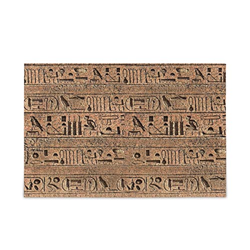 Mnsruu Ägypten Hieroglyphe auf der alten Mauer Vintage Puzzle Freizeit Kreative Spiele 1000 Teile für Erwachsene Kinder Geschenk von Mnsruu