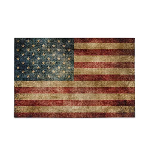 Mnsruu Amerikanische Flagge Vintage Puzzle Freizeit Kreative Spiele 1000 Teile für Erwachsene Kinder Geschenk von Mnsruu