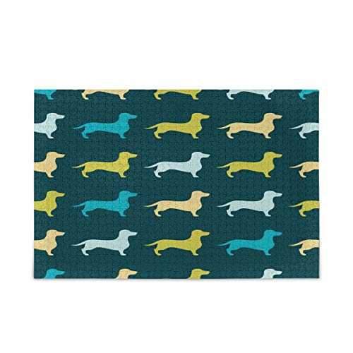 Mnsruu Buntes Dackel-Welpen-Hunde-Puzzle, Freizeit, kreative Spiele, 1000 Teile, für Erwachsene und Kinder, Geschenk Mnsruu Buntes Dackel-Welpen-Hunde-Puzzle, Freizeit, kreative Spiele, 1000 Teile, für Erwachsene und Kinder, Geschenk von Mnsruu