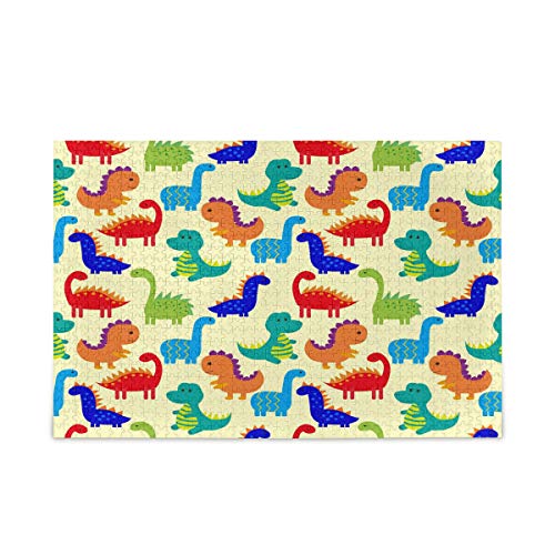 Mnsruu Buntes Dinosaurier-Tier-Puzzle, Freizeit, kreative Spiele, 1000 Teile, für Erwachsene und Kinder, Geschenk Mnsruu Buntes Dinosaurier-Tier-Puzzle, Freizeit, kreative Spiele, 1000 Teile, für Erwachsene und Kinder, Geschenk von Mnsruu