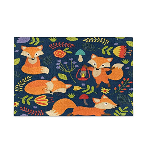 Mnsruu Fox Flower Fox Leaf Puzzle Freizeit Kreative Spiele 1000 Teile für Erwachsene Kinder Geschenk Mnsruu Fox Flower Fox Leaf Puzzle Freizeit Kreative Spiele 1000 Teile für Erwachsene Kinder Geschenk von Mnsruu