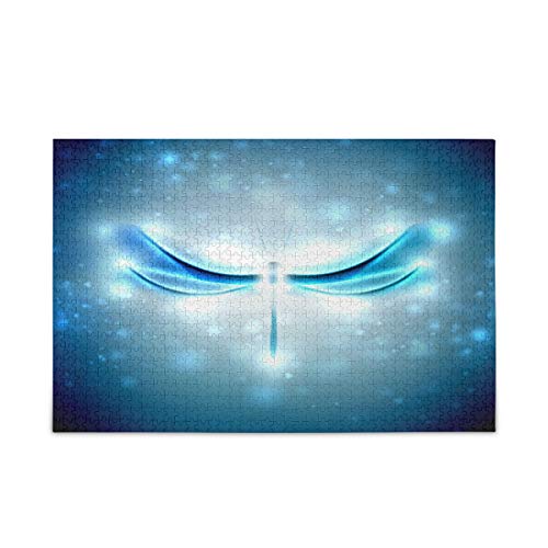 Mnsruu Glänzende Libelle Abstrakte Puzzle Freizeit Kreative Spiele 1000 Teile für Erwachsene Kinder Geschenk Mnsruu Glänzende Libelle Abstrakte Puzzle Freizeit Kreative Spiele 1000 Teile für Erwachsene Kinder Geschenk von Mnsruu