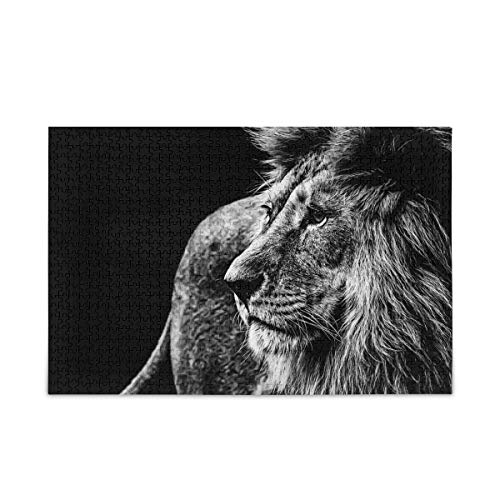 Mnsruu Löwe in Schwarz Kunstwerk Puzzle Freizeit Kreative Spiele 1000 Teile für Erwachsene Kinder Geschenk Mnsruu Löwe in Schwarz Kunstwerk Puzzle Freizeit Kreative Spiele 1000 Teile für Erwachsene Kinder Geschenk von Mnsruu