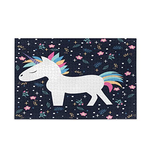 Mnsruu Niedliches Einhorn Pferd Sternenstern Puzzle Freizeit Kreative Spiele 1000 Teile für Erwachsene Kinder Geschenk Mnsruu Niedliches Einhorn Pferd Sternenstern Puzzle Freizeit Kreative Spiele 1000 Teile für Erwachsene Kinder Geschenk von Mnsruu