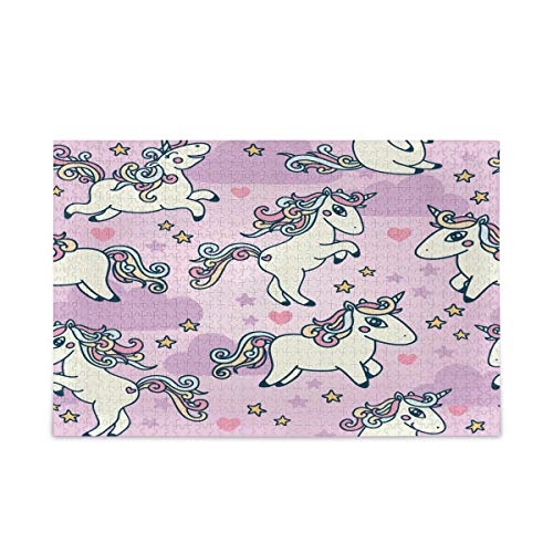 Mnsruu Niedliches Einhorn Wolke Regenbogen Stern Puzzle Freizeit Kreative Spiele 1000 Teile für Erwachsene Kinder Geschenk Mnsruu Niedliches Einhorn Wolke Regenbogen Stern Puzzle Freizeit Kreative Spiele 1000 Teile für Erwachsene Kinder Geschenk von Mnsruu