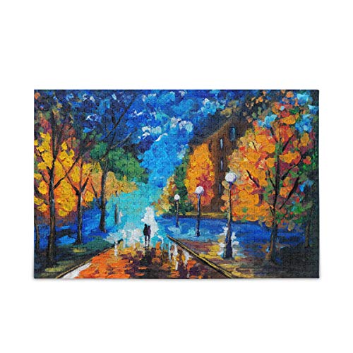 Mnsruu Ölgemälde Ahornblatt Straße Puzzle Freizeit Kreative Spiele 1000 Teile für Erwachsene Kinder Geschenk Mnsruu Ölgemälde Ahornblatt Straße Puzzle Freizeit Kreative Spiele 1000 Teile für Erwachsene Kinder Geschenk von Mnsruu
