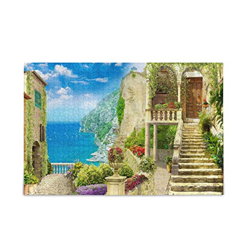 Mnsruu Ölgemälde Stadtbild Stadt Blume Floral Puzzle Freizeit Kreative Spiele 1000 Teile für Erwachsene Kinder Geschenk Mnsruu Ölgemälde Stadtbild Stadt Blume Floral Puzzle Freizeit Kreative Spiele 1000 Teile für Erwachsene Kinder Geschenk von Mnsruu