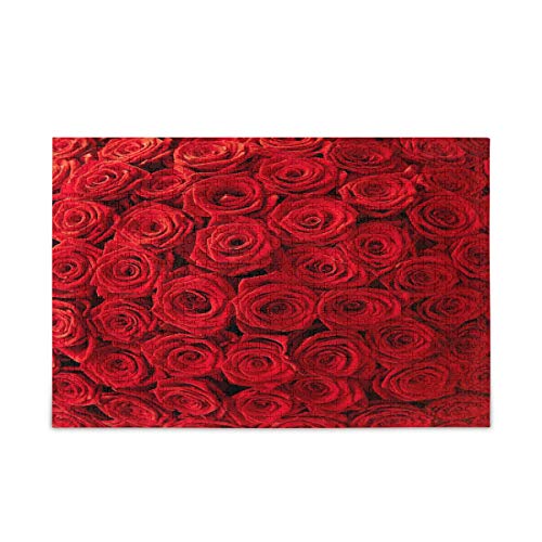 Mnsruu Rote Rose Blume Blososm Puzzle Freizeit Kreative Spiele 1000 Teile für Erwachsene Kinder Geschenk von Mnsruu
