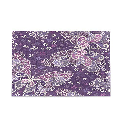 Mnsruu Schmetterling Blume Floral Lila Puzzle Freizeit Kreative Spiele 500 Teile für Erwachsene Kinder Geschenk Mnsruu Schmetterling Blume Floral Lila Puzzle Freizeit Kreative Spiele 500 Teile für Erwachsene Kinder Geschenk von Mnsruu