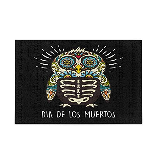 Mnsruu Sugar Skull Penguin Black Jigsaw Puzzle Freizeit Kreative Spiele 1000 Teile für Erwachsene Kinder Geschenk Mnsruu Sugar Skull Penguin Black Jigsaw Puzzle Freizeit Kreative Spiele 1000 Teile für Erwachsene Kinder Geschenk von Mnsruu