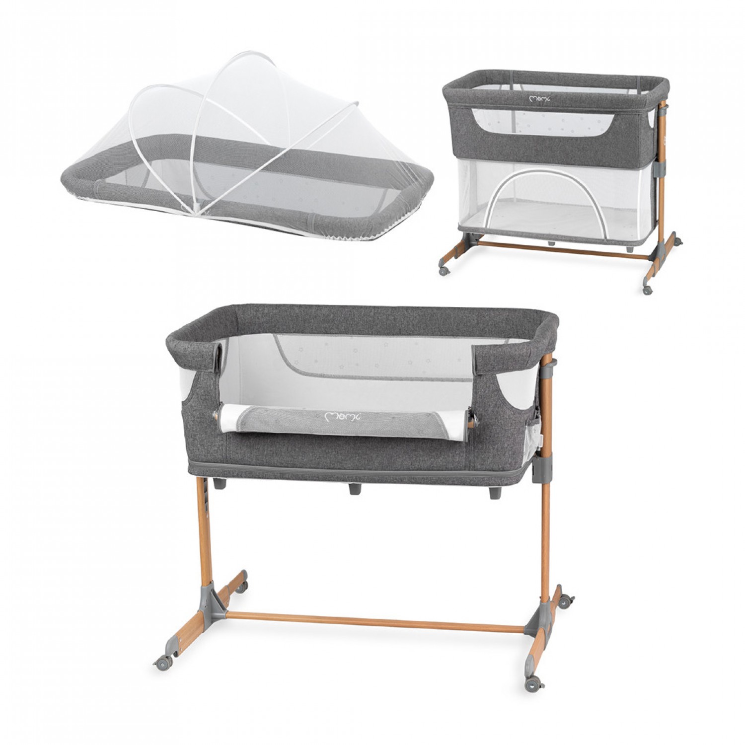 Beistellbett MoMi Smart Bed 4 IN 1 Grau Beistellbett MoMi Smart Bed 4 IN 1 Grau von MoMi