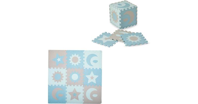 NEBE 3D foam Puzzlematte, blue blau von MoMi