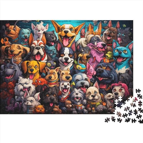 Animal Avatars Erwachsene Puzzles 500 Teile Multi-Colored Lernspiel Home Decor Geburtstag Family Challenging Games Stress Relief Toy 500pcs (52x38cm) von MoThaF