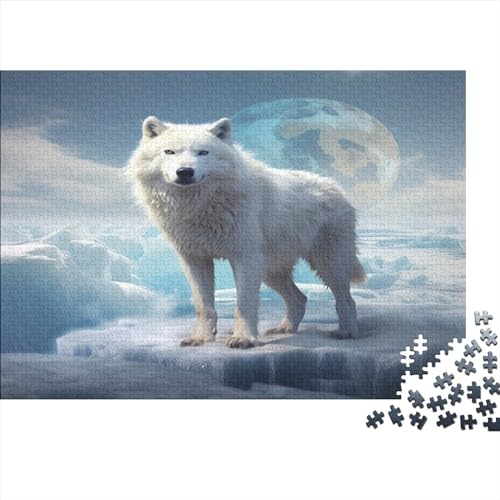 Arctic Wolves 1000-teilige Puzzles Puzzle 1000 Teile Erwachsene Multicolored Flair Puzzles Für Erwachsene Lernspiel Herausforderung Spielzeug 1000pcs (75x50cm) von MoThaF