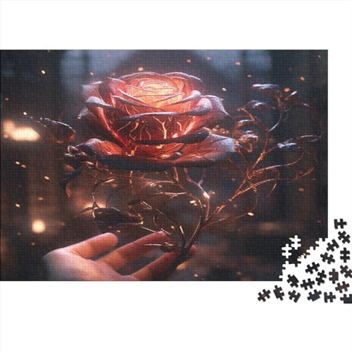 Red Roses Für Erwachsene 1000 Teile Beautiful and Noble Puzzle Family Challenging Games Wohnkultur Educational Game Geburtstag Stress Relief 1000pcs (75x50cm) von MoThaF