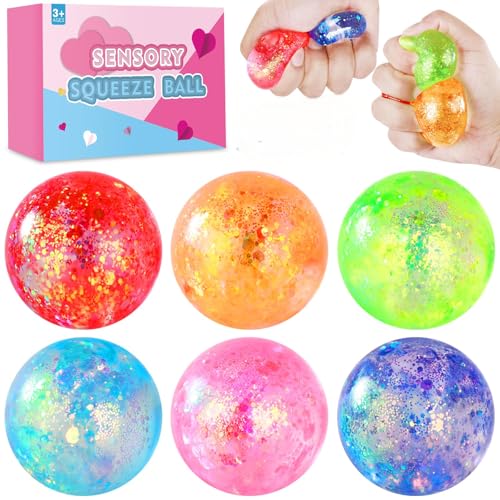 6 Stück Set Anti Stress Ball für Erwachsene Kinder Knautschball Anti Stress Bälle für Büro, Schule, Autismus Therapie - Sensorik Spielzeug, Stressabbau, Wutball, Feinmotorik Training 6 Stück Set Anti Stress Ball für Erwachsene Kinder Knautschball Anti Stress Bälle für Büro, Schule, Autismus Therapie - Sensorik Spielzeug, Stressabbau, Wutball, Feinmotorik Training von MoZkkiz