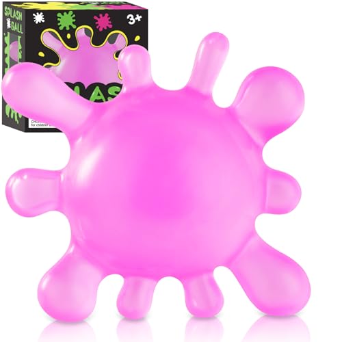 Spritzwasser-Stressball Set - Weicher Quetschball für Erwachsene & Kinder - Ideal für Büro, Schule & Autismus-Therapie - Unterstützt Stressabbau, Sensorik & Feinmotorik Stress Ball Squishy (Purple, 1) Spritzwasser-Stressball Set - Weicher Quetschball für Erwachsene & Kinder - Ideal für Büro, Schule & Autismus-Therapie - Unterstützt Stressabbau, Sensorik & Feinmotorik Stress Ball Squishy (Purple, 1) von MoZkkiz