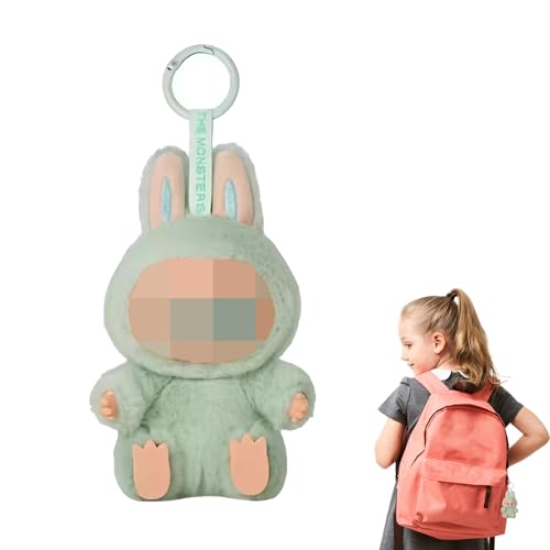 Moamemay Labubu Plush Keychain, Labubu Kuscheltier (2-Grün) von Moamemay