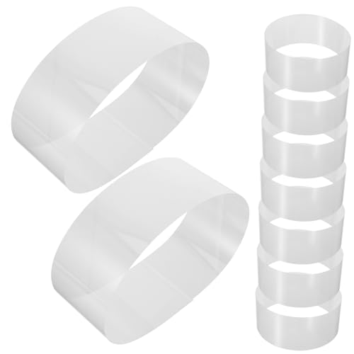 100 Blatt Klarer Tortenkragen Selbstklebende Transparente Backfolie für Mousse und Hochzeitstorten zum Dekorieren Kuchen 100 Blatt Klarer Tortenkragen Selbstklebende Transparente Backfolie für Mousse und Hochzeitstorten zum Dekorieren Kuchen von Mobestech